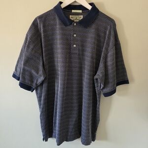 NWOT Boca Classics XL Vintage 90s Retro Eclectic Grandpa Dadcore Knit Golf Polo